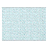 Zeeglas Patroon Turquoise Pebble Coastal Texture Tafelkleed (Voorkant (Horizontaal))