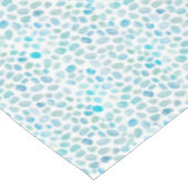 Zeeglas Patroon Turquoise Pebble Coastal Texture Tafelkleed (Gekanteld)