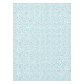 Zeeglas Patroon Turquoise Pebble Coastal Texture Tafelkleed (Voorkant)