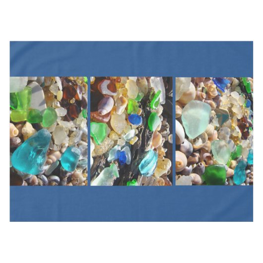 Zeeglazen Beach Tablecloths Coastal Weddenschap Tafelkleed (Voorkant (Horizontaal))