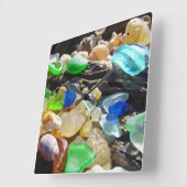 Zeeglazen wandklokken Ontwerper Zee Glass Shells (Hoek)