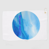 Zeegolf schoonheid golfhanddoek (Horizontaal)
