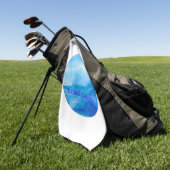Zeegolf schoonheid golfhanddoek (Groen)
