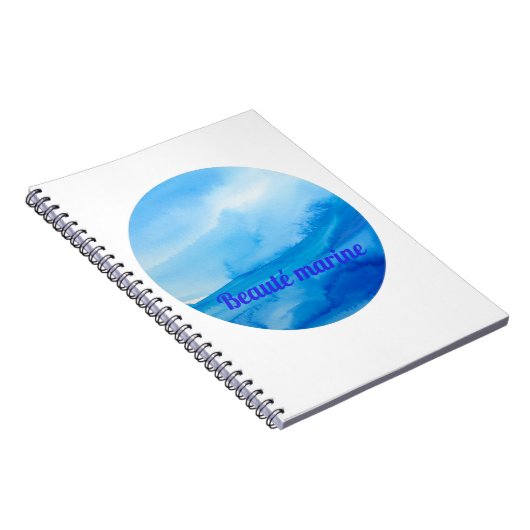 Zeegolf schoonheid notitieboek (Rechterzijde)