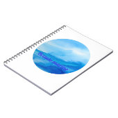 Zeegolf schoonheid notitieboek (Linkerzijde)