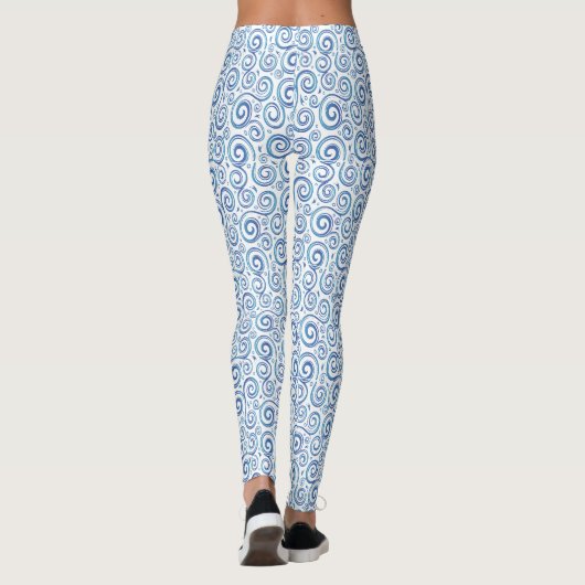 zeegolven leggings (Achterkant)