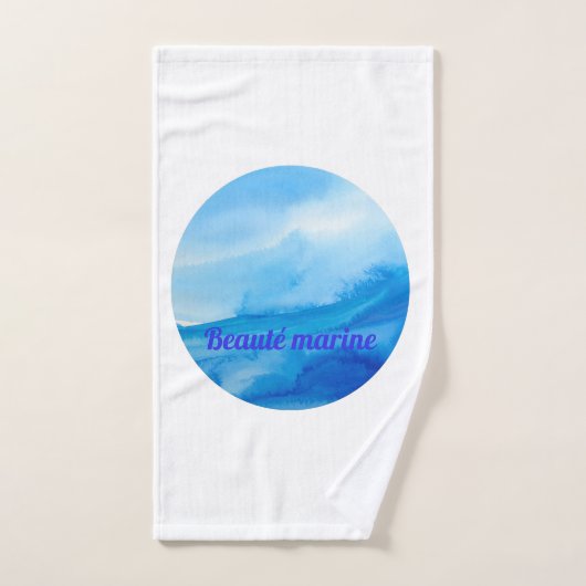 Zeegolven schoonheid bad handdoek (Handdoek)