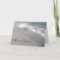 Zeegolven & Zand Bedankkaart