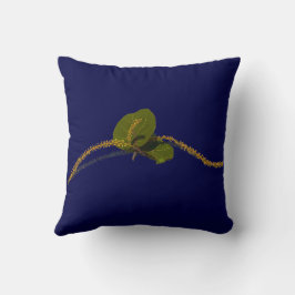 Zeegrapbloei - Navy Pillow Kussen