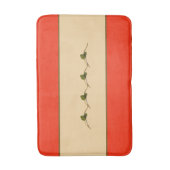 Zeegrapbloei Stripe- Bonfire- Badmat (Voorkant Verticaal)