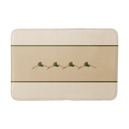 Zeegrapbloei Stripe- Duinen- Badmat (Voorkant)