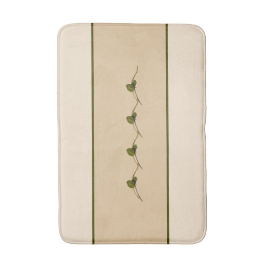 Zeegrapbloei Stripe- Duinen- Badmat (Voorkant Verticaal)