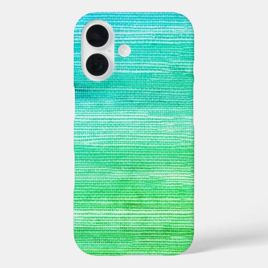 Zeegras Abstracte Waterverf Ombre Neon Case-Mate iPhone Case (Achterkant)