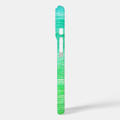 Zeegras Abstracte Waterverf Ombre Neon Case-Mate iPhone Case (Achterkant / Links)