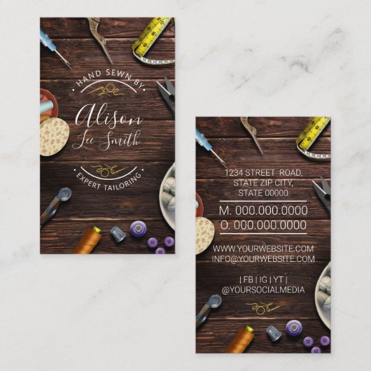 Zeegras of Visitekaartje op het bureau van de trek (Voorkant / Achterkant)