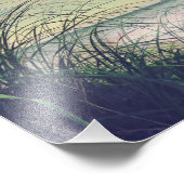 Zeegras op de aandrukband foto afdruk (Hoek)