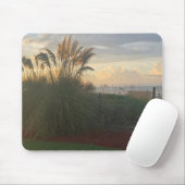 Zeegras op het strand mousepad muismat (Met muis)