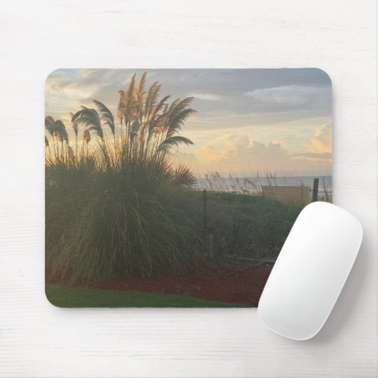 Zeegras op het strand mousepad muismat (Met muis)