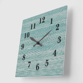 Zeegrasstextuur Kogelval van het decor-vierkant wa Vierkante Klok (Hoek)