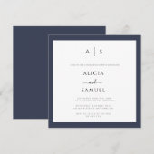 Zeegrens Monogram repetitie Kaart (Voorkant / Achterkant)