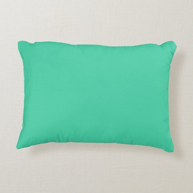 Zeegroen Accent Kussen (Achterkant)