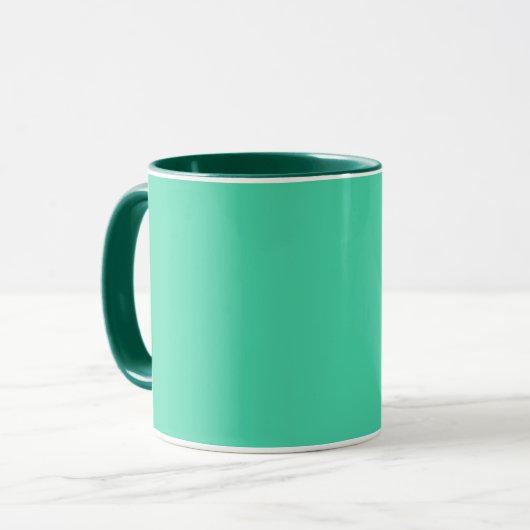 Zeegroen Mok (Voorkant links)