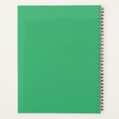 Zeegroen Planner (Achterkant)