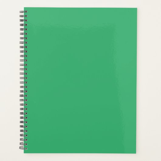 Zeegroen Planner (Voorkant)