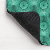 Zeegroen ultramodern chic muismat (Hoek)