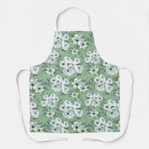Zeegroene anemoon All-Over Print Schort