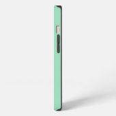Zeegroene Effen Kleur iPhone Hoesje (Linkerkant)
