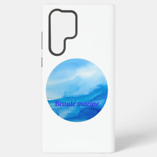 Zeegroene schoonheid samsung galaxy hoesje