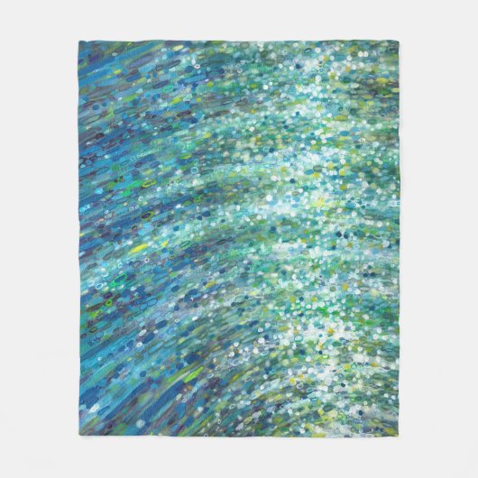 Zeegroeven 30x 40 vlooienband fleece deken (Voorkant)