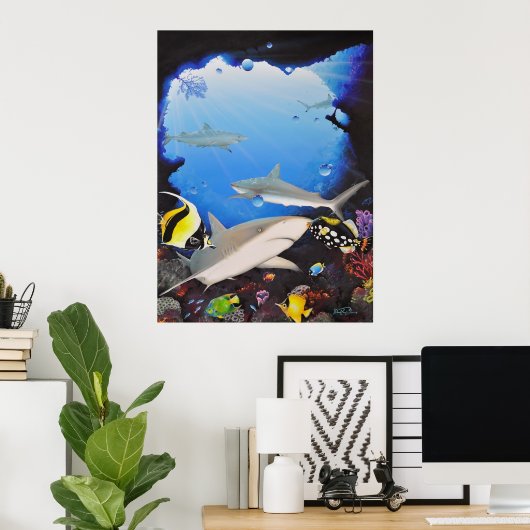 zeeharing poster (Thuiskantoor)