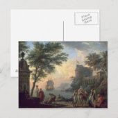 Zeehaven 1763 briefkaart (Voorkant / Achterkant)