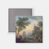 Zeehaven 1763 magneet (Voorkant / Achterkant)