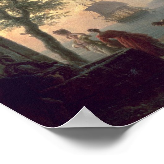 Zeehaven 1763 poster (Hoek)