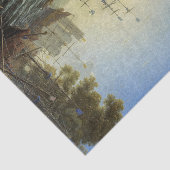 Zeehaven met de embarkatie van de heilige Ursula Tissuepapier (Detail)