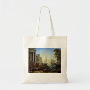 Zeehaven met de embarkatie van de heilige Ursula Tote Bag