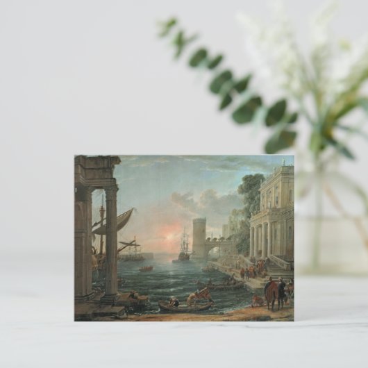 Zeehaven met de Embarkation Briefkaart (Staand voorkant)