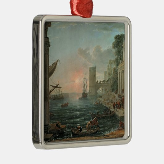 Zeehaven met de Embarkation Metalen Ornament (Rechts)