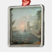 Zeehaven met de Embarkation Metalen Ornament (Links)