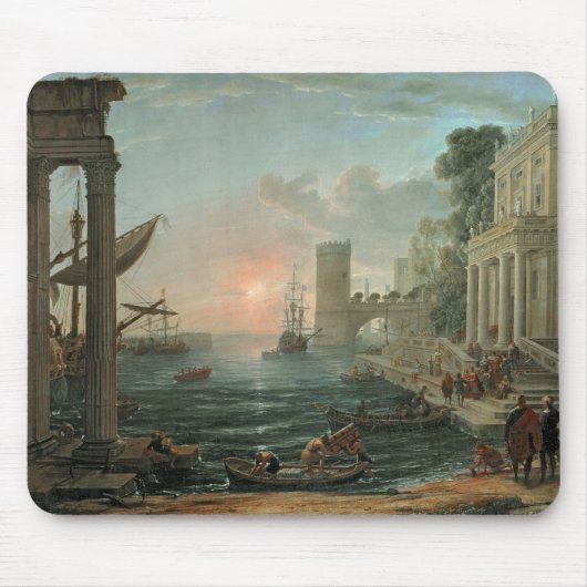 Zeehaven met de Embarkation Muismat (Voorkant)