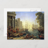 Zeehaven met de inblazing van St. Ursula Briefkaart (Voorkant / Achterkant)