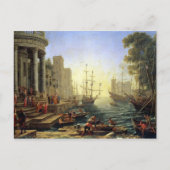 Zeehaven met de inblazing van St. Ursula Briefkaart (Voorkant)