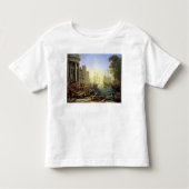 Zeehaven met de inblazing van St. Ursula Kinder Shirts (Voorkant)
