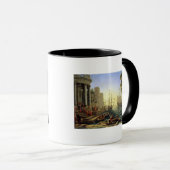 Zeehaven met de inblazing van St. Ursula Mok (Voorkant rechts)