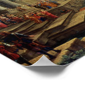 Zeehaven met de inblazing van St. Ursula Poster (Hoek)