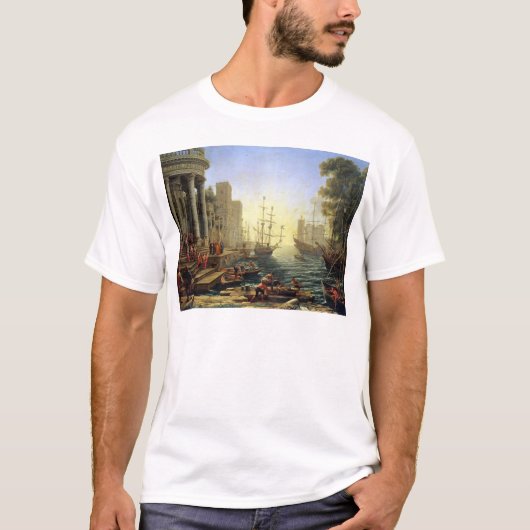 Zeehaven met de inblazing van St. Ursula T-shirt (Voorkant)