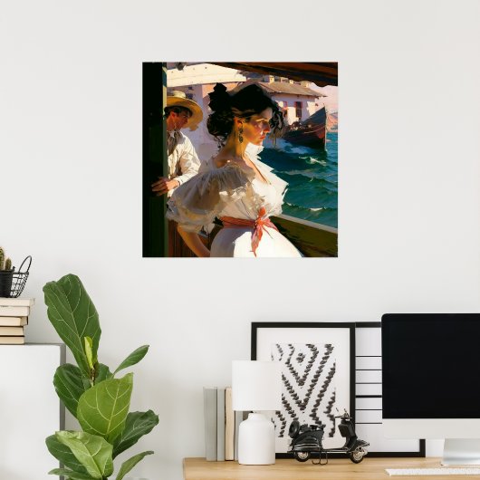 zeehaven poster (Thuiskantoor)